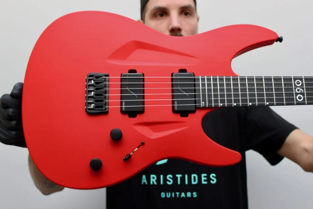060R Bright Red | Aristides Guitars