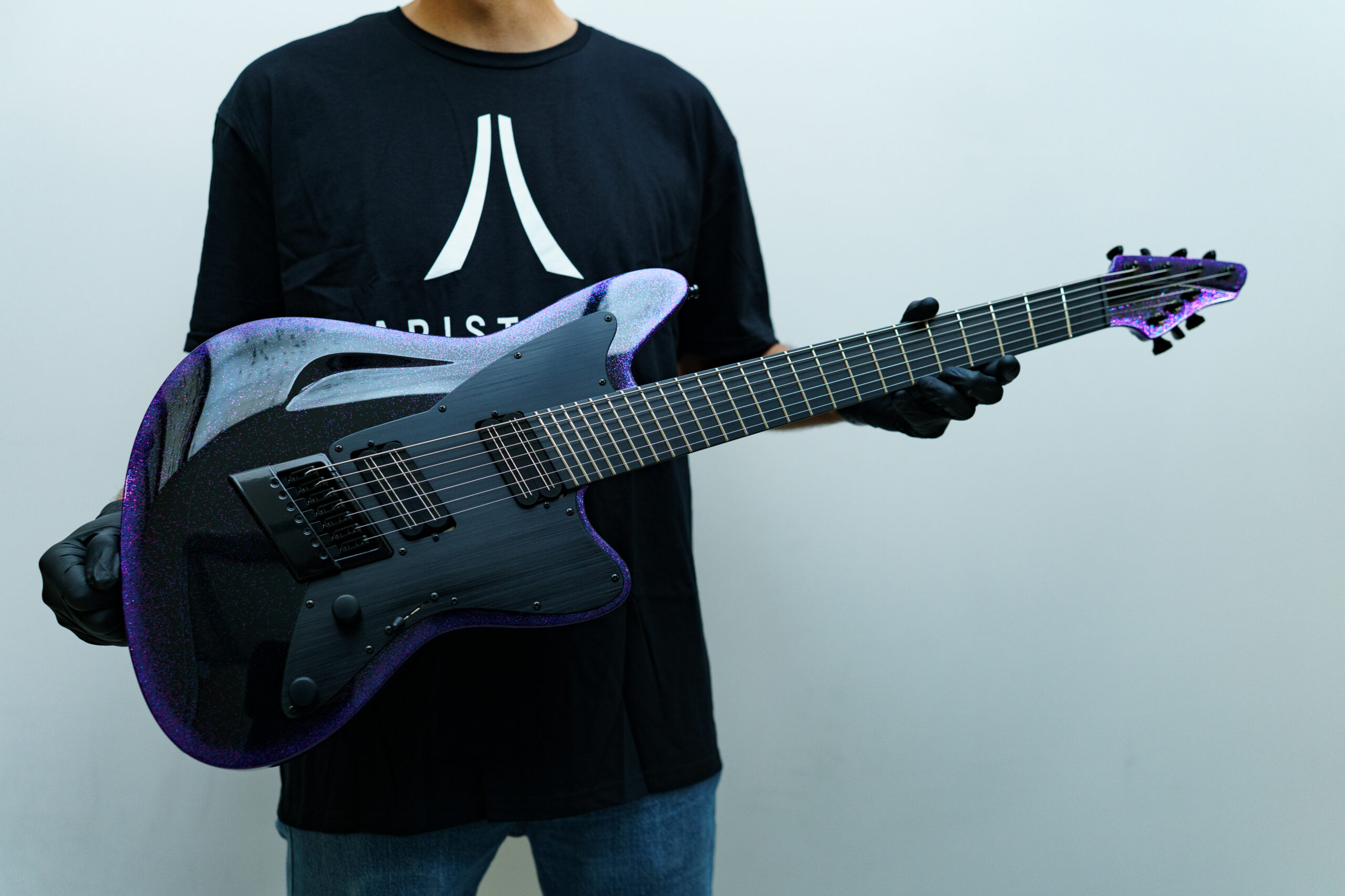 STX7S Blurple Sparkle Burst Custom | Aristides Guitars