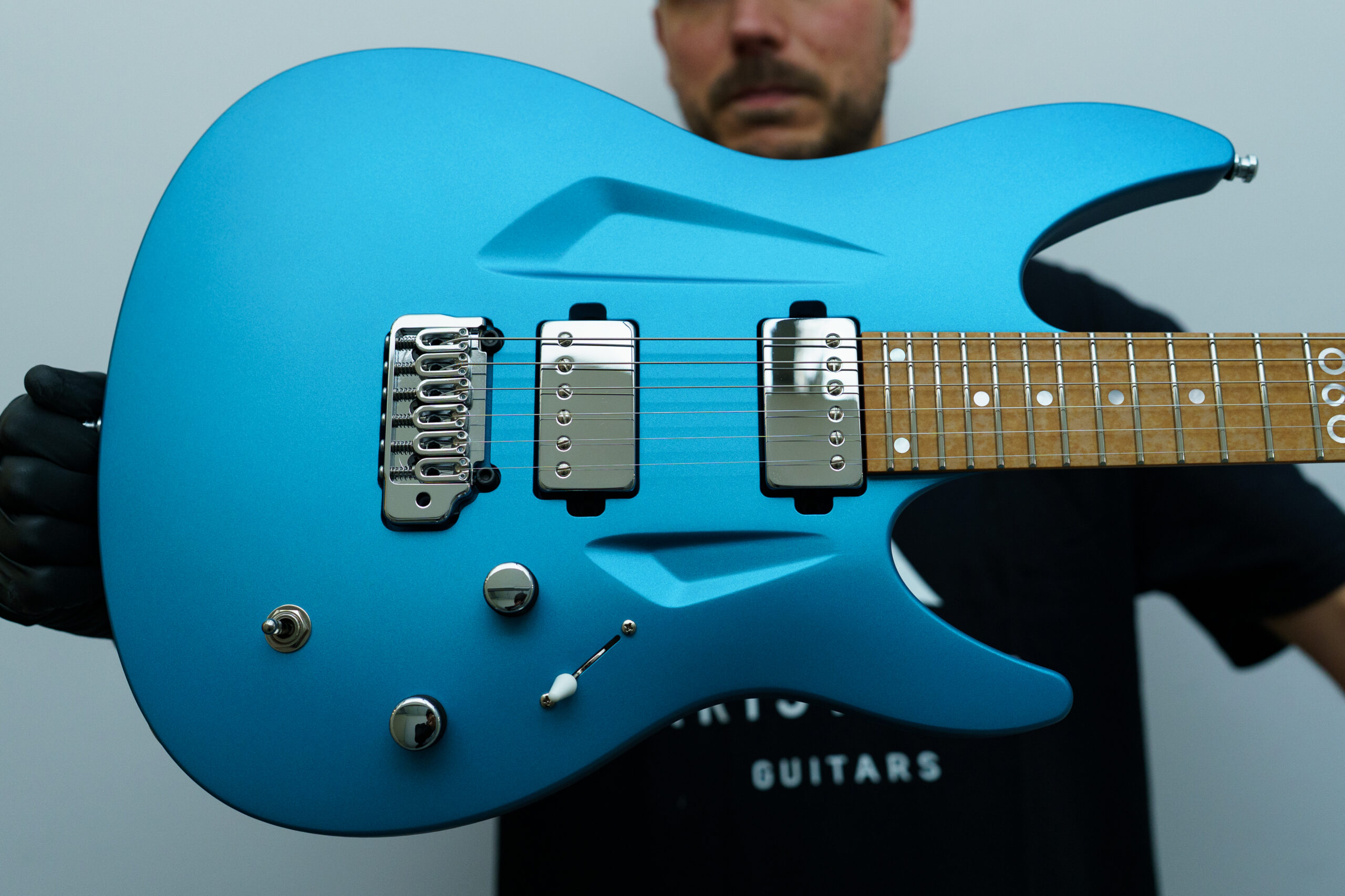 060 Deep Sky Blue Satin | Aristides Guitars