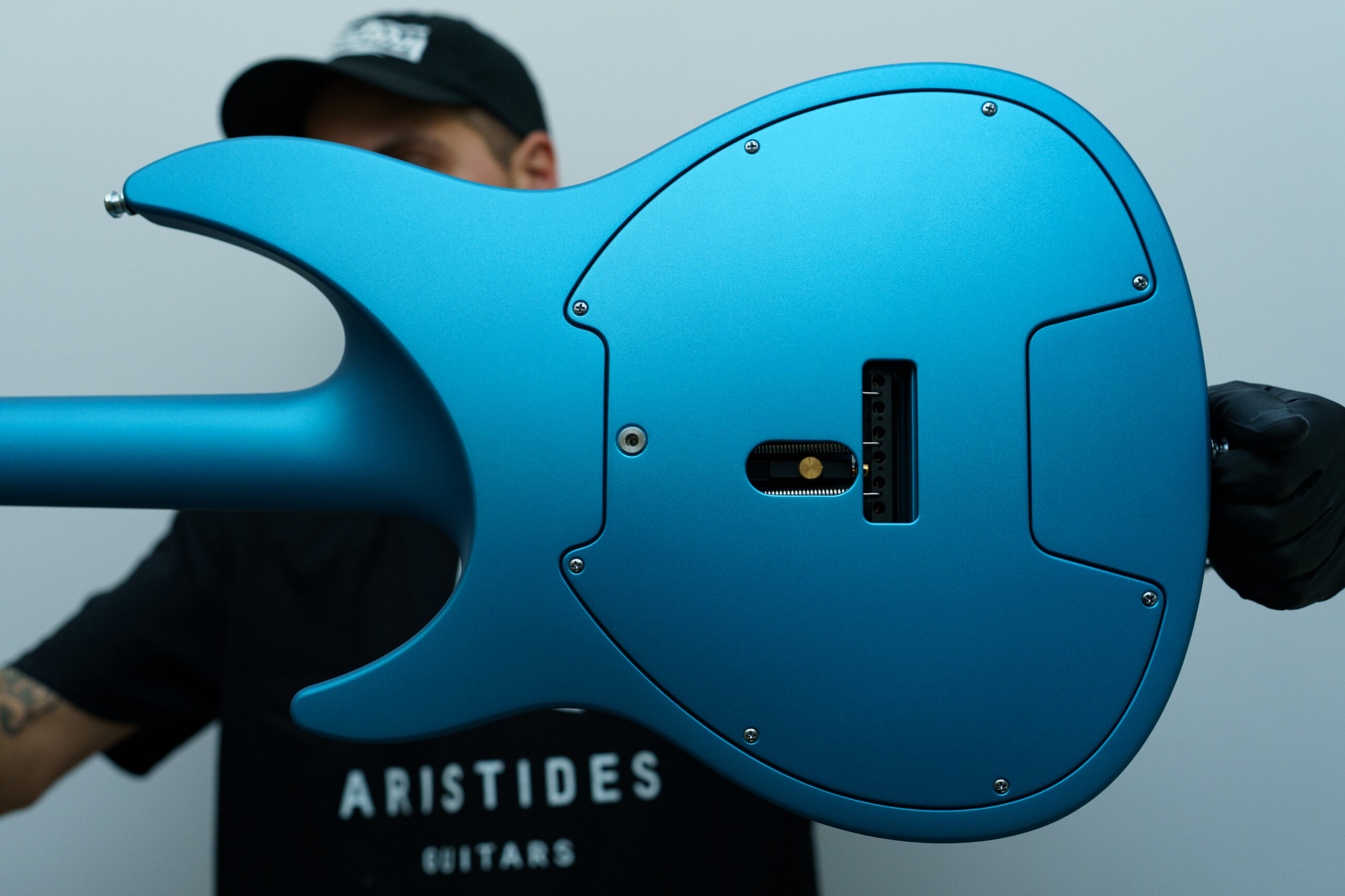 060 Deep Sky Blue Satin | Aristides Guitars