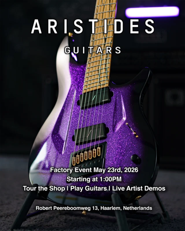 Last call for our Factory Open Day taking place in our shop on May 23rd!If you’ve wanted to check out our factory in person and have a guided tour of where we build and create guitars, it’s a perfect opportunity to come by!You can take a tour of the shop and play several guitars across our multiple playing stations!Capacity is very limited so if you’re in the fence about joining us, this is your last opportunity!Reach out to us ASAP if you’re interested, and we look forward to seeing you there!